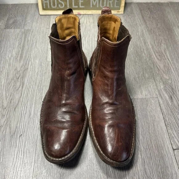 Cole Haan Brown Leather Chelsea Ankle Boots Men\'s SZ 13 C05564 Cole Haan Brown Leather C05564 Chelsea Boots Mens 12 M | eBay main image 4